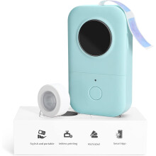 Portable Label Printer, Thermal Bluetooth Printer with Continuous Label Printing Capability, Customizable Labels for Water Abrasion Resistant Inkless