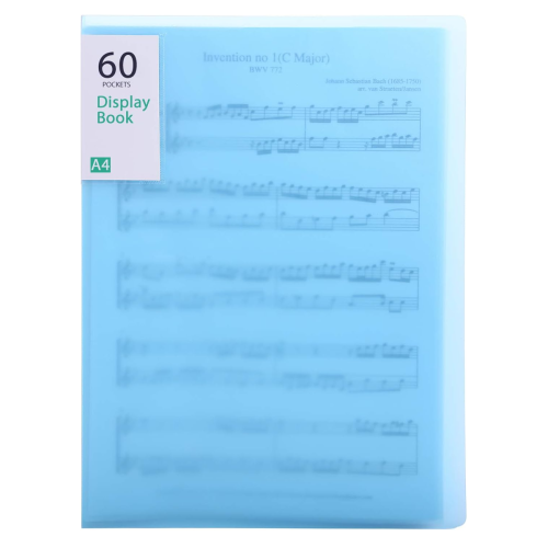 Διαφανές Βιβλίο Εμφάνισης, Κλασέρ Παστέλ Διαφανή Πλαστικά Περιβλήματα, Φάκελος