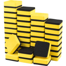 High Quality EVA Erasers, Non-Toxic for Safe Use at Classroom, School, Home, Office (Assorted Colors, 40 Pack)