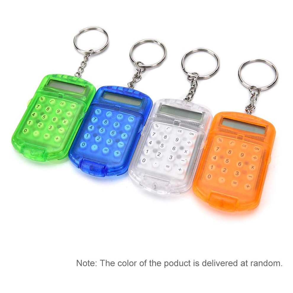 Fashionable Calculator Keychain For On-The-Go Math Solutions, Quiet Operation Maintains Tranquility In Any Setting, Clear And Easy To Read Display For 9147006946077
