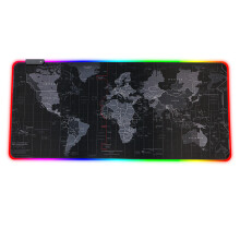 Alfombrilla de ratón para juegos RGB, Plug and Play para uso inmediato, base antideslizante que garantiza la estabilidad durante intensas sesiones