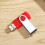 Περιστρεφόμενο USB Stick, φορητές μονάδες flash plug and play με ένδειξη LED για αποθήκευση 4
