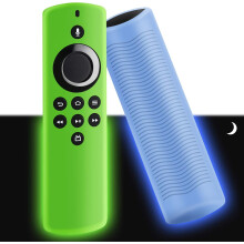 Ersatzabdeckung für Fire TV Stick 4K Max, Silikon-Schutzhülle mit freiem Zugang zu allen Anschlüssen, Batteriefachabdeckung für Nachtbeleuchtung