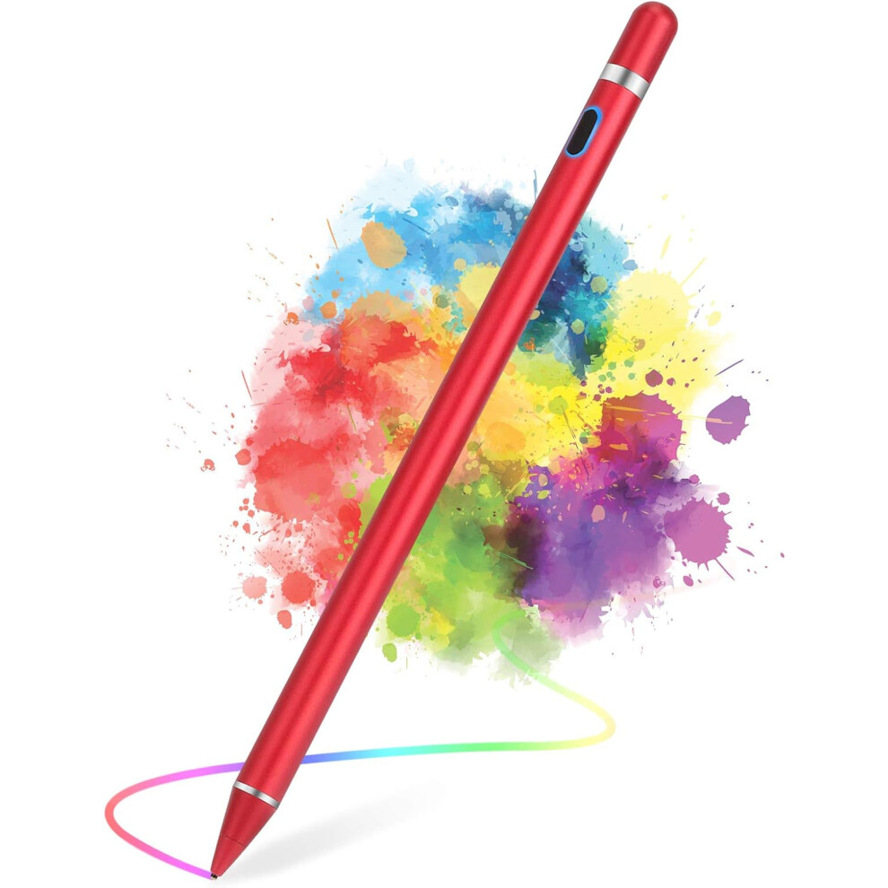 Stylus Pens for Touch Screens, Active Stylus Pen with Super Fine Precise Nib, Universal Stylus for iPad (Magnetic Absorption Cap, Fast Charging)-image-OPC-PQYY5M7-NEW