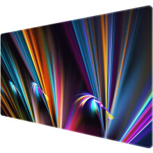 Bureauonderlegger met regenboog- en oceaanpatroon op maat, supercomfortabel voor lange gamesessies, ultraglad oppervlak voor nauwkeurige bediening.