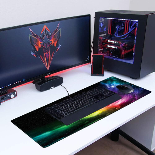 Επεκτεινόμενο Mouse Pad, εξαιρετικά άνετο μεγάλο επιτραπέζιο χαλάκι με υψηλή 2