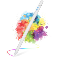 Stylus-penne til berøringsskærme, aktiv stylus-pen med superfin og præcis spids, universel stylus til iPad (magnetisk absorptionshætte, hurtig