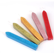 Eleganti bastoncini di ceralacca, timbro di ceralacca lucido retrò delicato per inviti di nozze e decorazioni di confezioni, ceralacca a forte