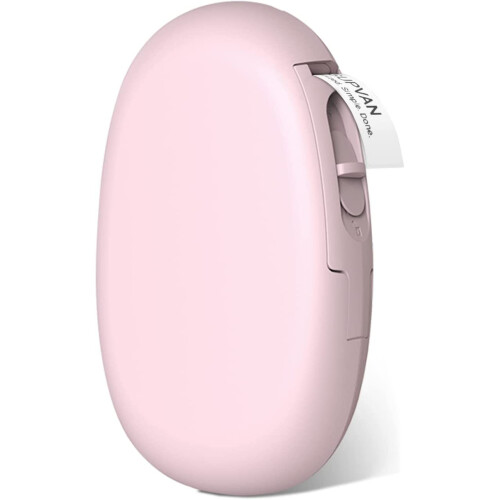 Multipurpose Mini Label Maker, Bluetooth Label Maker with App Customization, High Resolution Printing for Home Office Organization, Inkless Printing,