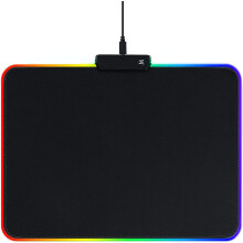 Gamingmuismat met Chroma RGB-verlichting, microgestructureerd stoffen oppervlak voor nauwkeurige bewegingen, antislip rubberen onderkant, 340 x 245 x