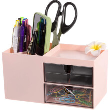 Robuster Schreibtisch-Organizer aus hochwertigem, wasserdichtem ABS-Kunststoff mit viel Stauraum, All-in-One-Büroorganizer für den Schreibtisch,