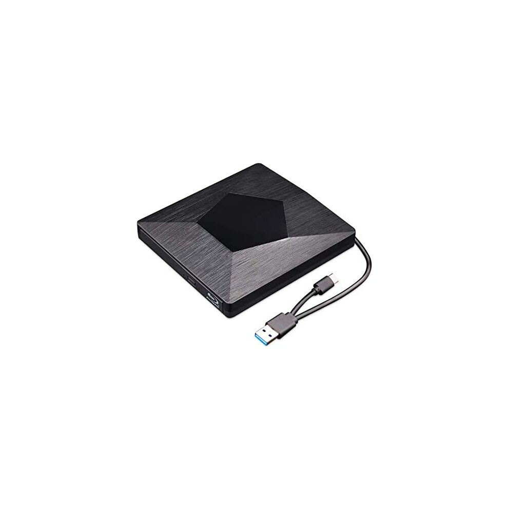 External Bluray Drive, Enhanced Storage Capacity & Accelerated Read/Write Speeds, Perfect for Windows & Mac, USB 3.0 Type-C, Portable 3D Blu-ray DVD W-image-OPC-PQYJRR9-NEW