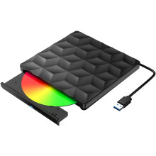 Optical Media Maestro, External CD/DVD Drive for USB 3.0, Portable DVD Player with Anti-vibration and Noise Reduction Technology, High-speed Data Tran