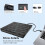 Optical Media Solution, External CD/DVD Drive for USB 3.0 High-speed Data Transmission, Wide Compatibility with Windows, Mac OS, Linux for Laptop Desk 5