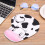 Αντιολισθητική βάση PU Εργονομικό Mousepad παιχνιδιών Αφρός μνήμης Λεία επιφάνεια 6