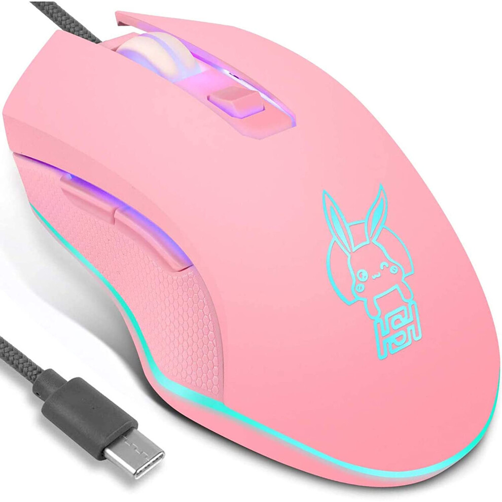Triple Mode Programmable Buttons Mouse, Ergonomic Design With Silent Click, Rgb Led Lighting For Windows Mac Linux Os, High Dpi From 800 To 2400 9147006088517