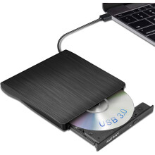 Ultradunne multifunctionele externe cd-dvd-drive met slank en draagbaar ontwerp voor gemakkelijk meenemen, uitstekende prestaties dankzij USB 3.0