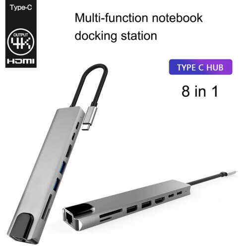 Καινοτόμος πολυλειτουργικός κόμβος, USB Hub 3.1Type-C με μεταφορά δεδομένων υψηλής 1