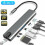 Καινοτόμος πολυλειτουργικός κόμβος, USB Hub 3.1Type-C με μεταφορά δεδομένων υψηλής 3