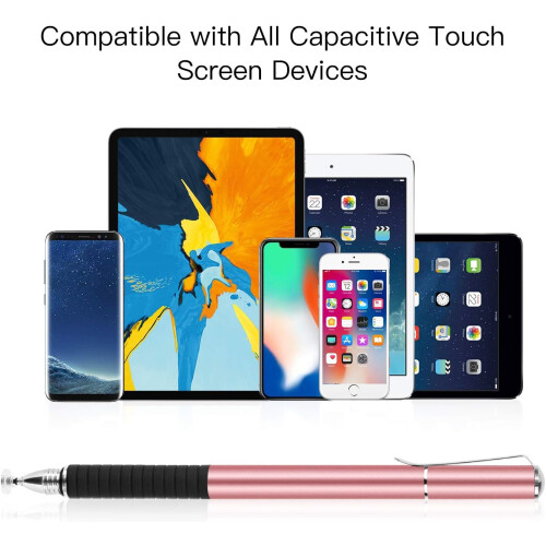 Κομψή γραφίδα γενικής χρήσης για iPhone, iPad, Android, γραφίδα υψηλής ακρίβειας με 2
