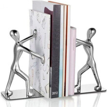 Fermalibri in acciaio inossidabile ad alta resistenza per casa, ufficio, biblioteca, scuola, materiale in ghisa con base in microfibra, design Tai