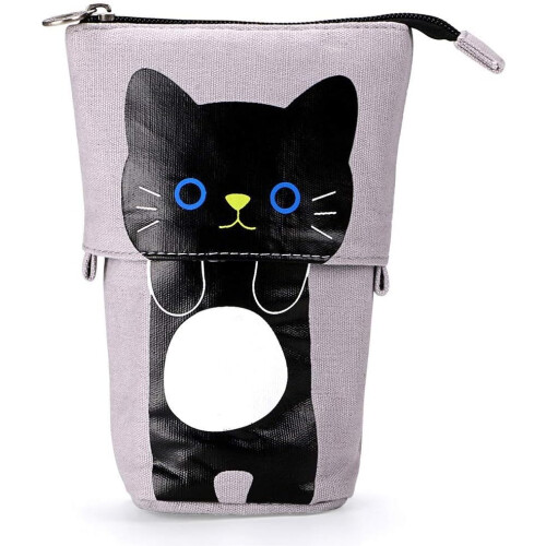 Χαρτικά Kawaii, καμβάς Pu Organizer Pop Up Μολύβι Κουτί, Ρυθμιζόμενη Χαριτωμένη Θήκη Μολύβι