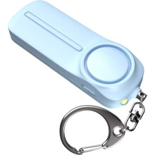 Dispositivo de segurança de emergência, alarme pessoal de durabilidade militar com chaveiro resistente à água para mulheres, crianças e idosos