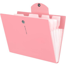 Tragbarer Dokumentenorganizer, wasserdichte und feuchtigkeitsbeständige Akkordeon-Ablagemappe aus strapazierfähigem PP-Material für Zuhause, Büro