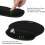 Mousepad από μεταξωτό ύφασμα Lycra, αφρός μνήμης με τζελ αργής ανάκαμψης για εργονομική 4