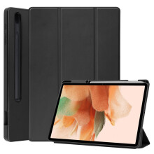 Magnetische beschermhoes voor Galaxy Tab S8+ Plus 5G 2022, slanke en lichtgewicht Galaxy Tab-hoes met drievoudige standaard en slaap-/waakfunctie