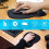 Επαγγελματικό Mouse Pad με ανατομικά ευνοϊκή στήριξη καρπού, πλενόμενη επιφάνεια που 5