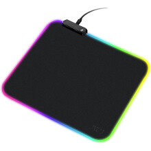 Aanpasbare gamingmuismat, 340x245x3mm met dynamische RGB-verlichting voor gepersonaliseerde gaming-setups en geoptimaliseerd voor gaming-sensoren