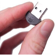 Noise-cancelling Mini USB Microphone, High Sensitivity Crystal Clear Voice For Clear Call, Driver-Free Audio Receiver, Compact & Portable, Suitable Fo