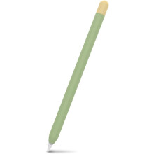 Duotone silikone-etui, beskyttende etui til Apple Pencil 1. generation, ergonomisk design med afrulningsforebyggelse, ultratyndt, kompatibel med