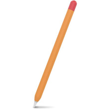 Duotone silikone-etui, beskyttende etui til Apple Pencil 1. generation, ergonomisk design med afrulningsforebyggelse, ultratyndt, kompatibel med