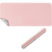 Mousepad grande para mesa de escritório, fácil de limpar, elegante e durável, com design ecológico de dupla face e superfície versátil para