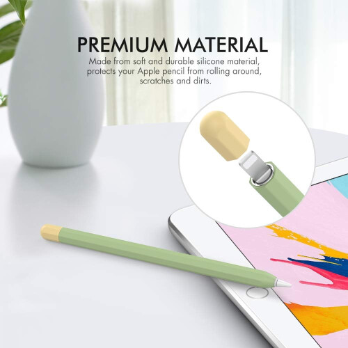 Προστατευτική θήκη για το Apple Pencil 1ης γενιάς, εργονομική θήκη σιλικόνης διπλής 2
