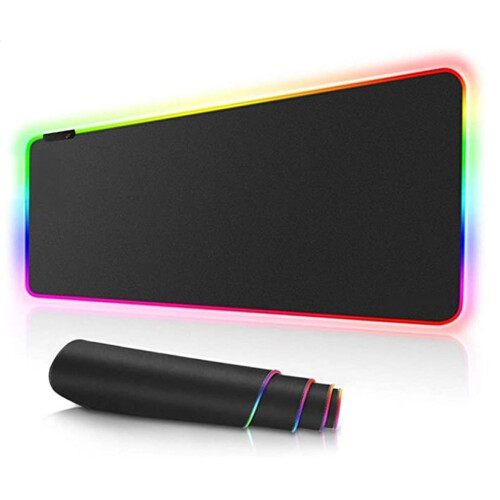 Πατάκι ποντικιού RGB, XXL μεγάλο μέγεθος για βέλτιστη άνεση στο παιχνίδι, 2