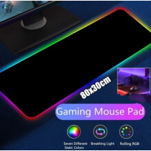 Game In Style, RGB Large Gaming Mouse Pad, Non-Slip Base, Plug & Play With USB, Smooth Surface Design, High-Quality Anti-Fraying Stitched Frame, Flexi