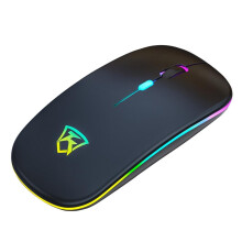 Draagbare draadloze muis met oplaadbare batterij en ergonomisch comfort voor productiviteit onderweg.