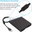 Portable Usb External Disk Drive, Abs Panel Material for Windows 2000/Xp, Mac Os8.6+, Multiple Interfaces Usb2.0 for Faster Data Reading Writing, 1.44 2