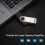 Φορητή λύση αποθήκευσης Memory Stick, μονάδες flash USB 32GB υψηλής ταχύτητας ανάγνωσης και 8