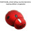 Ασύρματο ποντίκι Ladybug, φορητό και εργονομικό σχεδιασμό για υπολογιστή, φορητό 6