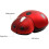 Ασύρματο ποντίκι Ladybug, φορητό και εργονομικό σχεδιασμό για υπολογιστή, φορητό 7