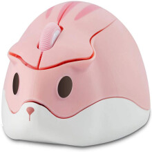 Draadloze hamstermuis, stille en elegante klikjes, ergonomische pasvorm, naadloze draadloze ervaring, energiezuinige aan/uit-schakelaar, robuust en