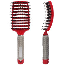 Boar Bristle Paddle Hair Brush for Thick Long Curly Hair, Gentle Detangling and Reduce Frizz