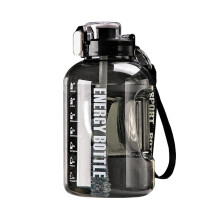 XunRui Glazen Fles 1 Gallon Waterfles 85Oz Motiverende Waterfles met Tijdmarkering en Lekvrije Sportwaterfles