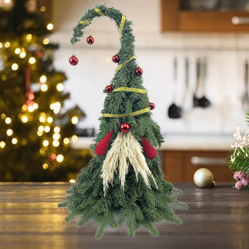 Udsalg af julepynt! Mini bordtræ og julemandsarrangement, juleindretning 1