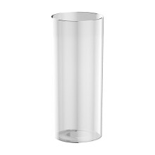 Clear Cylinder Vase, Large Transparent Flower Vase Compatible with Hydroponic, Hurricane Candle Holder for Centerpieces, Home Decor