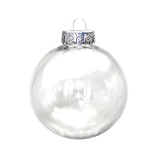 Durchsichtige Weihnachtskugeln, zum Aufhängen und Befüllen, zum Basteln geeignet, transparente Weihnachtskugeln zum Selbermachen (2,36 Zoll/60 mm).